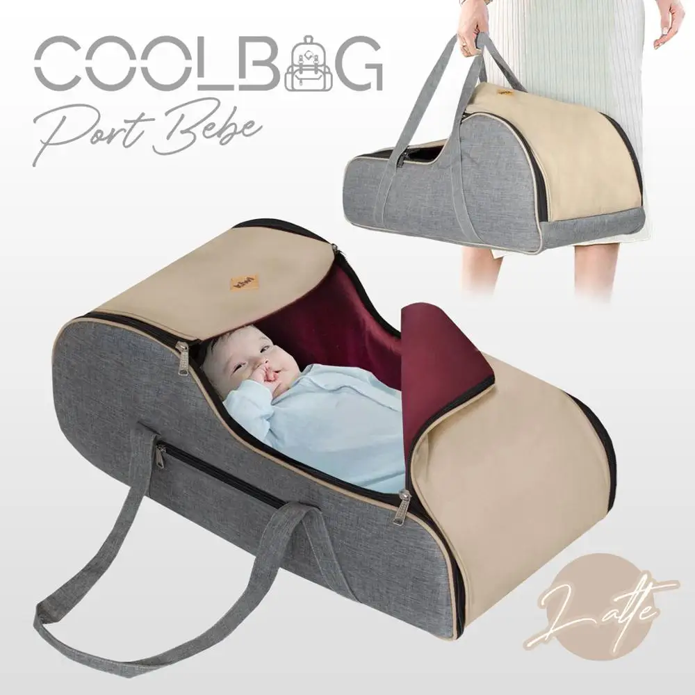 

Jaju Baby Kiwi Coolbag Водонепроницаемая импортная ткань для переноски кроватка-латте