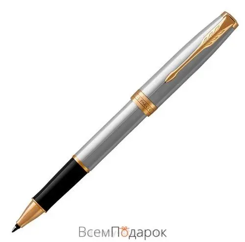 Parker Sonnet Core - Stainless Steel GT ручка-роллер M BL |