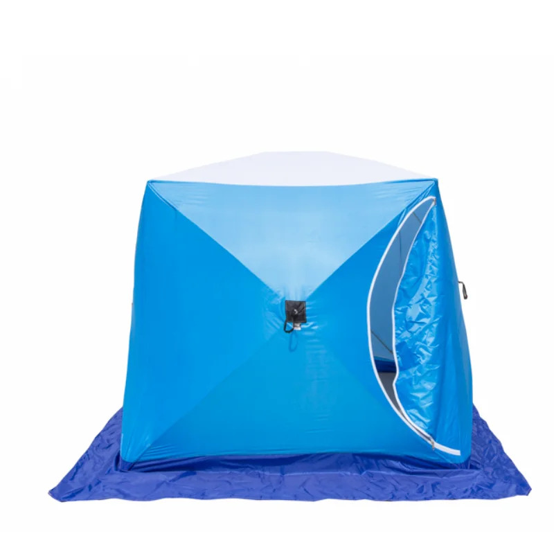 Палатка Куб2 Long 2 3 человек зимняя рыболовная палатка. трехслойная. Туристическая