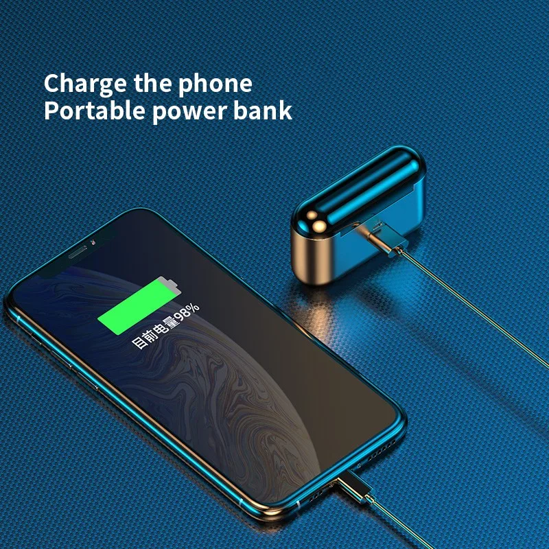 TWS беспроводные наушники Bluetooth 5 0 9D Hifi стерео спортивные Игровые для Android IOS PC |