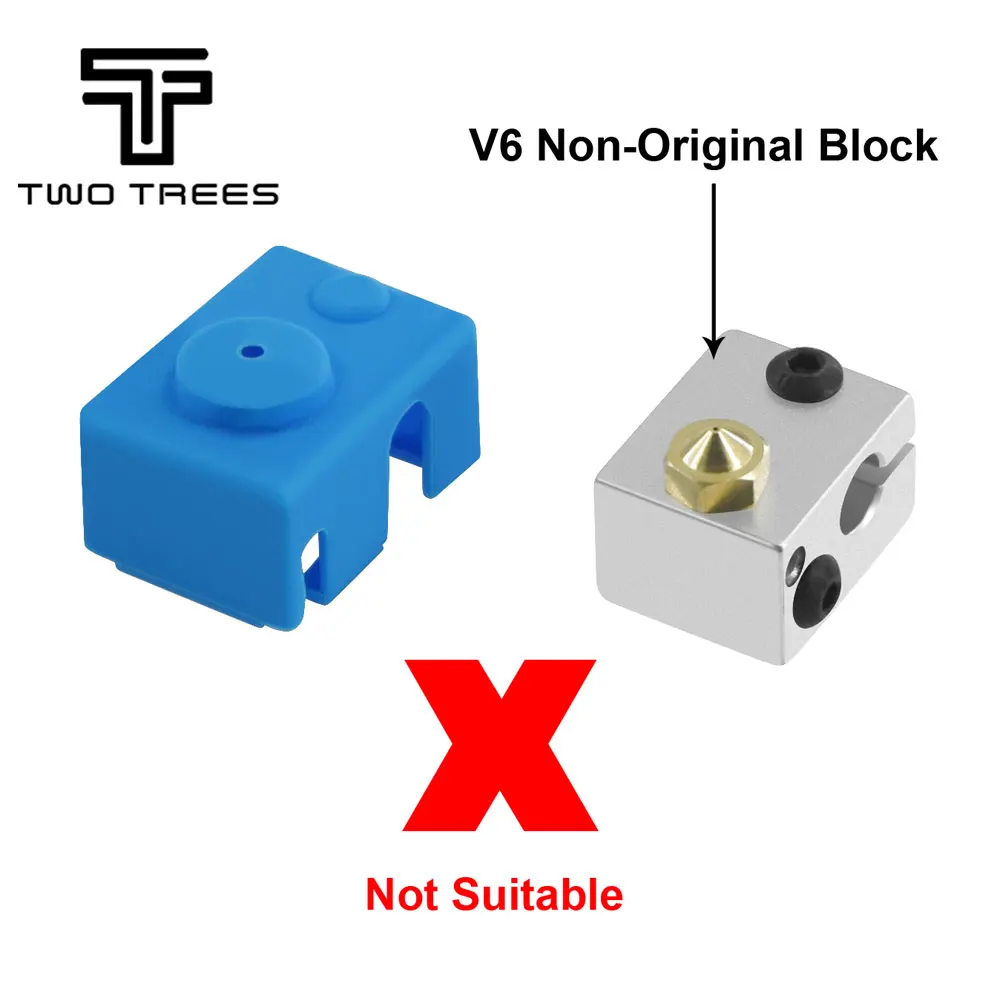 3D Printer Protective Silicone Sock Cover Case V6 high temperature rubber sleeve PT for Heater Block of Creality CR-10 Hotend | Компьютеры