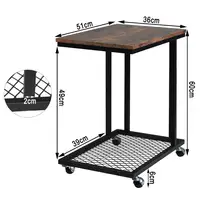 Table on Wheels with Grid Storage 6