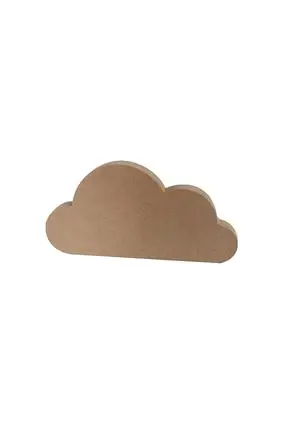 

3x Paintable cloud do-it-yourself unfinished wood mdf material 4 mm thick 15x30 cm size coaster