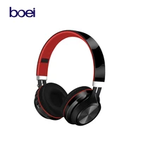 boei powerful hifi music stereo over ear headsets smart noise reduction earphone foldable portable bluetooth wireless headphones