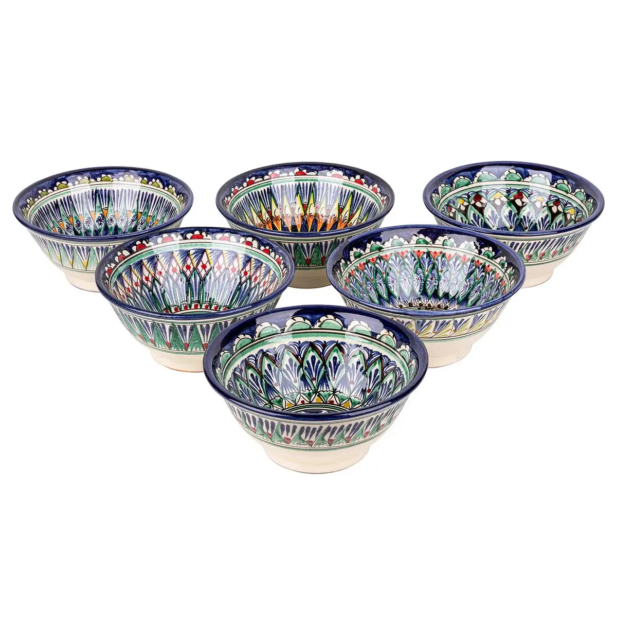 Коса узбекская большая 700мл - 6шт (Риштан синий) | Дом и сад