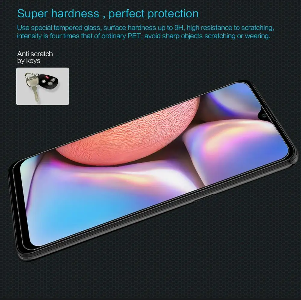 

for Samsung Galaxy A10S Glass Nillkin 9H Hard 0.33MM Tempered Glass Safety Protective Screen Protector for Samsung Galaxy A10S