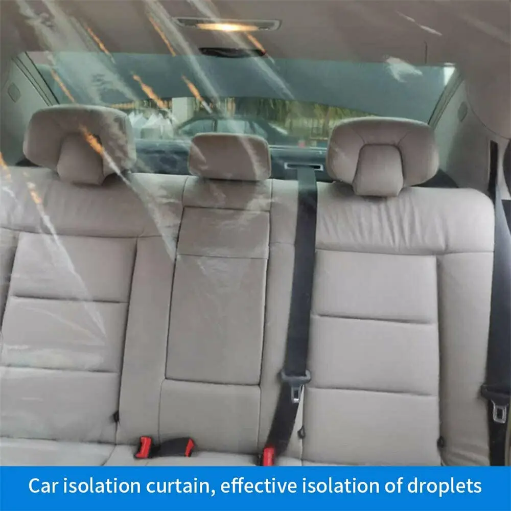 Пластиковая прозрачная разделительная пленка для автомобиля ПВХ-пленка такси
