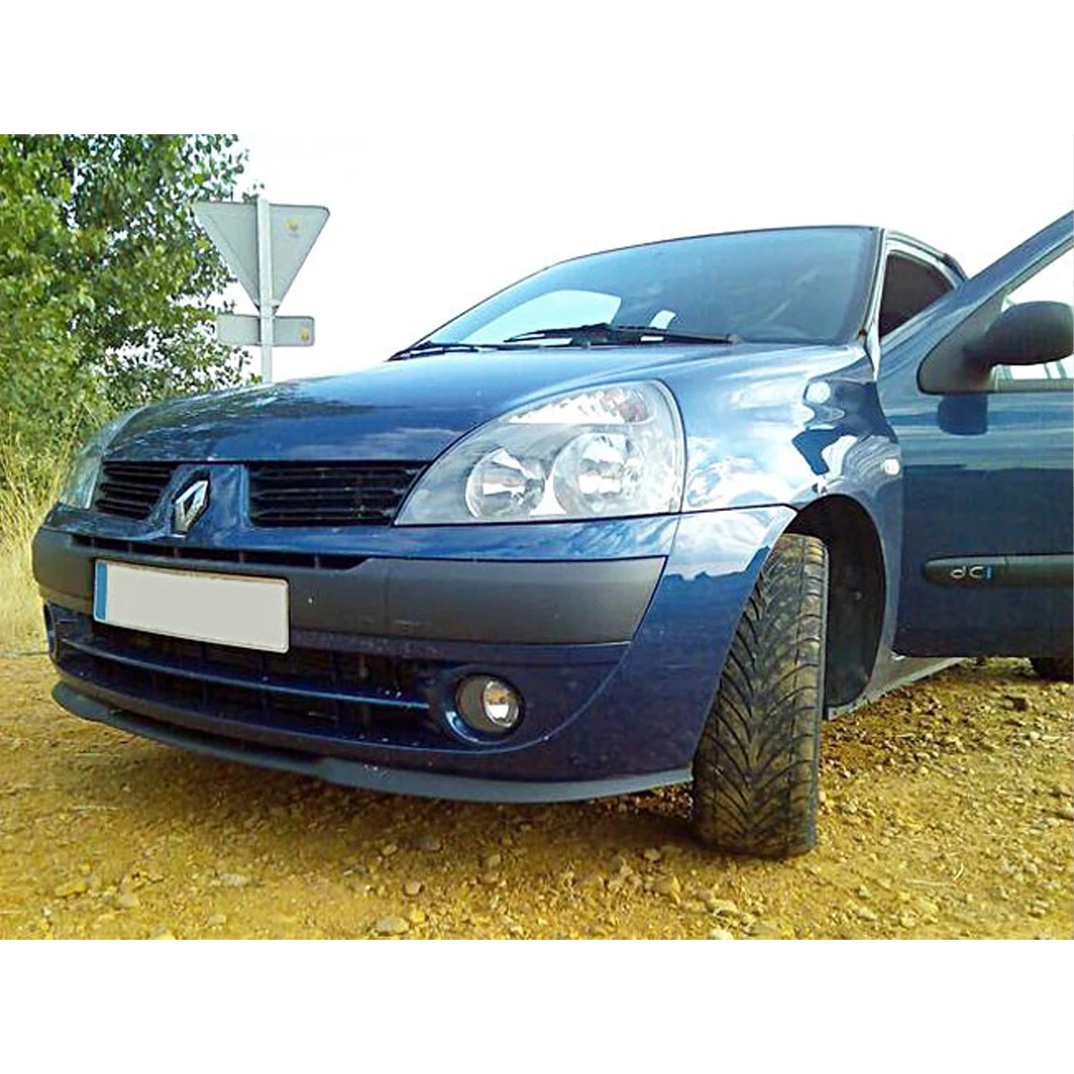 Передний спойлер для Renault Clio MK2 MK3 B C CUPRA R бампер губа евро универсальный комплект 3
