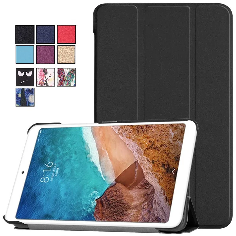 Xiaomi Pad 4 CaseThree складной чехол с подставкой Чехол из искусственной кожи защитный