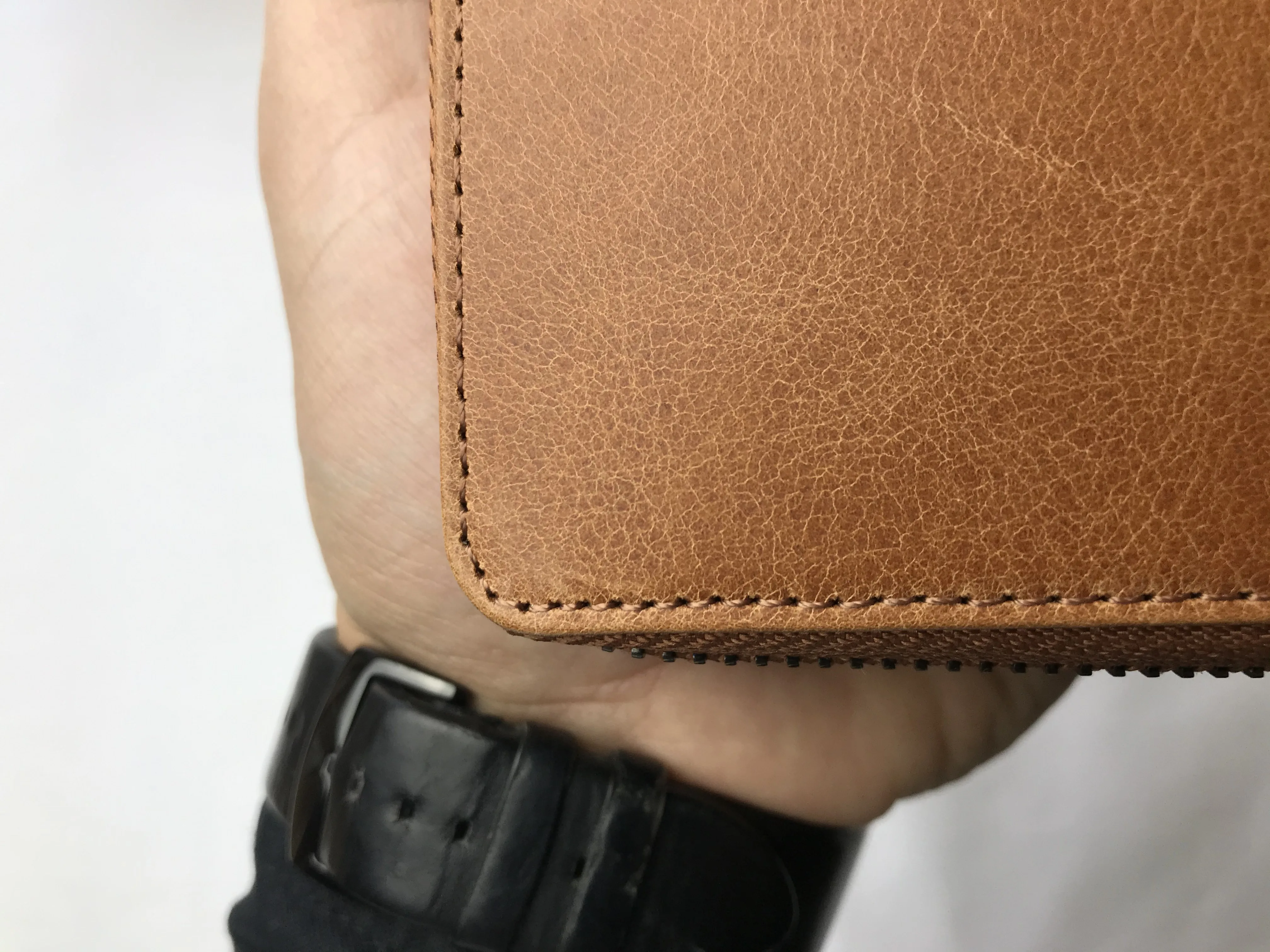 

Real Leather Tan Color Phone Wallet 1. Grade Leather Hand Made With