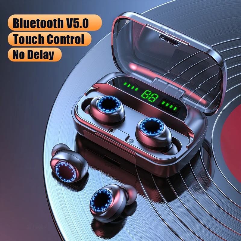 Bluetooth наушники с сенсорным управлением 2000 мА · ч микрофоном|Наушники и гарнитуры|