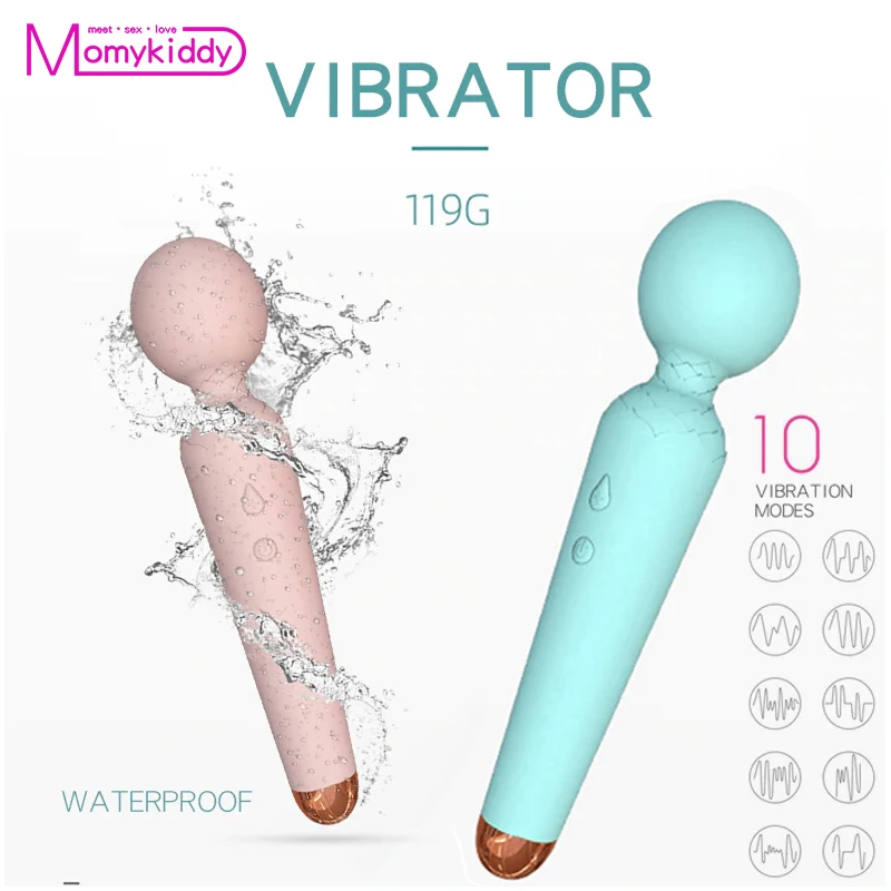 Женский фаллоимитатор 10 скоростей большие женские вибраторы массажер для