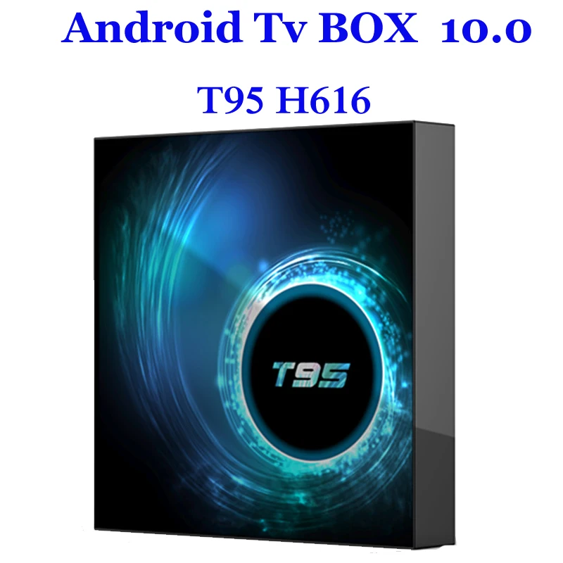 T95 H616 Смарт ТВ коробка 2G16G / 4G32G 4G64G Android 10 0 четырехъядерный один WiFi + 100 м