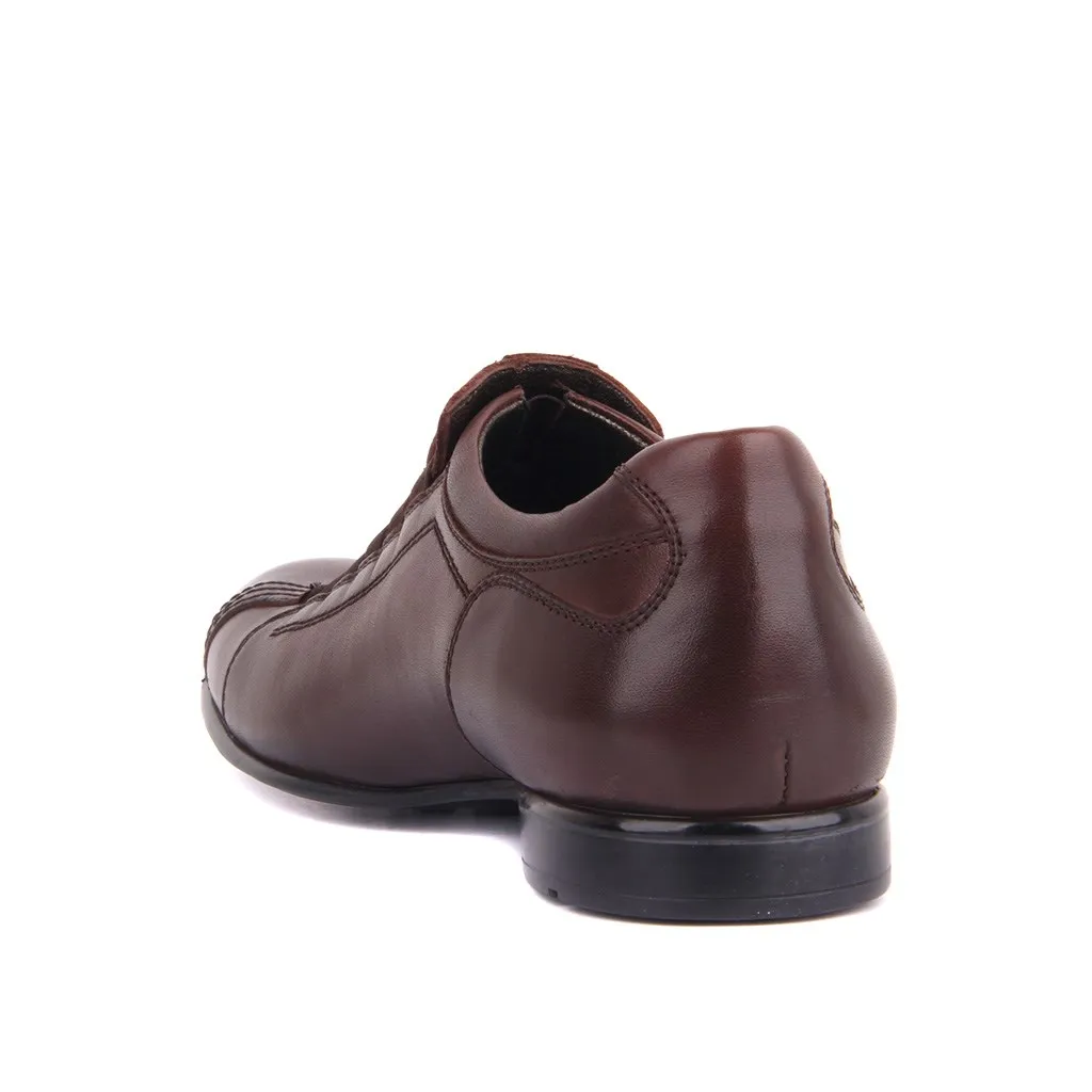 Sail Lakers-Brown Genuine Leather Men's Casual Shoes | Обувь