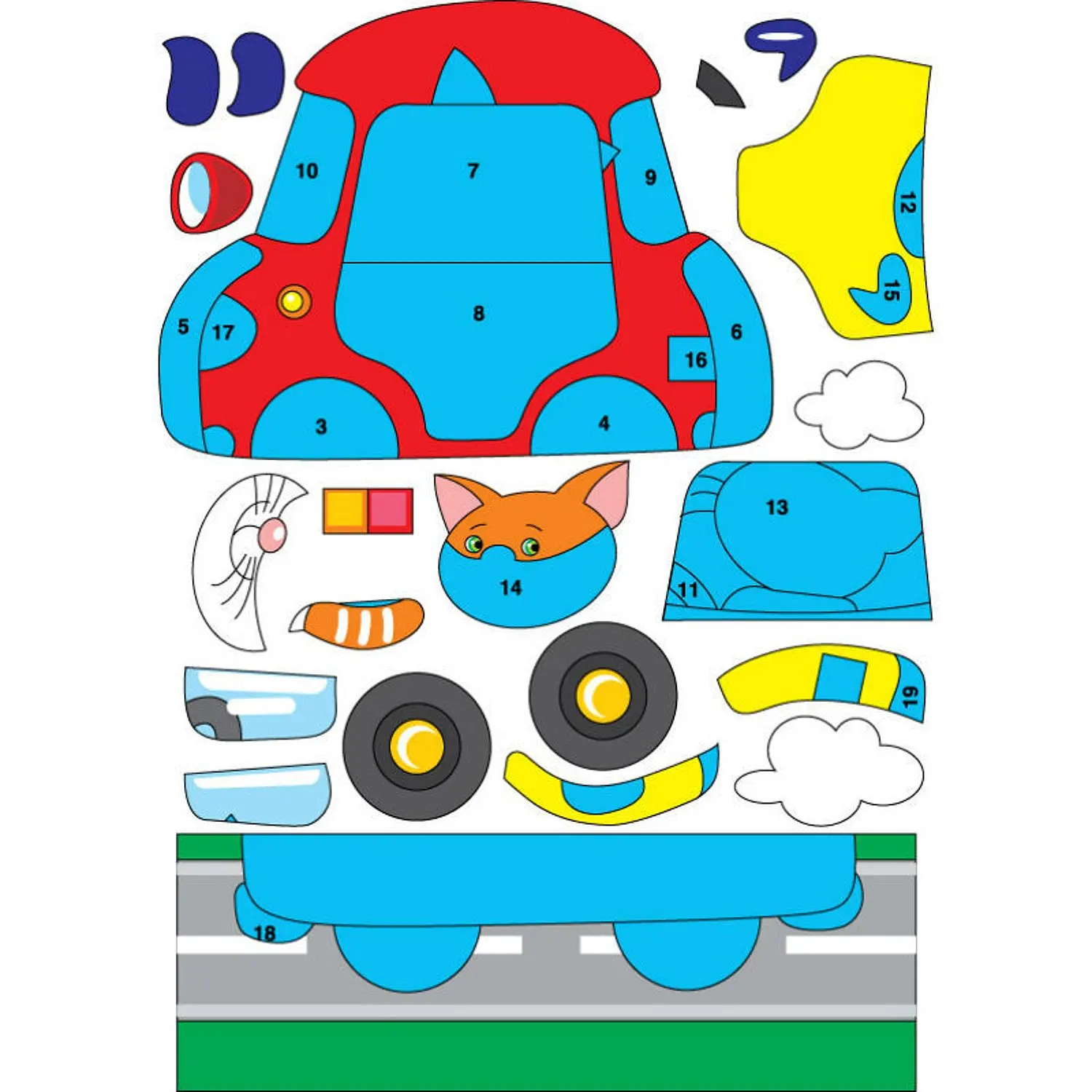 Аппликация Десятое королевство в ассортименте | Канцтовары для офиса и дома