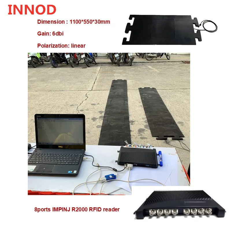 저렴한 Rfid Uhf 안테나 접지 915mhz 868mhz 고압 내구성 수명 Uhf Rfid 타이밍 바닥 매트 안테나 6dBi 선형 편광