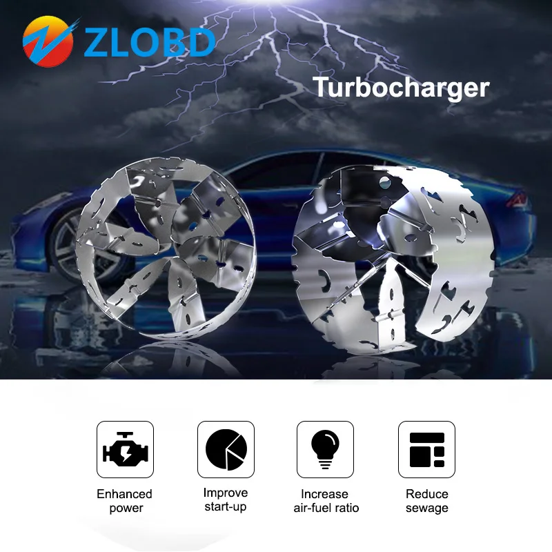 Newest Turbocharger Fuel Saver OBD2 Economy Fuel Mechanical Intake Modified Accelerator Turbo Charger Car-Styling Fit