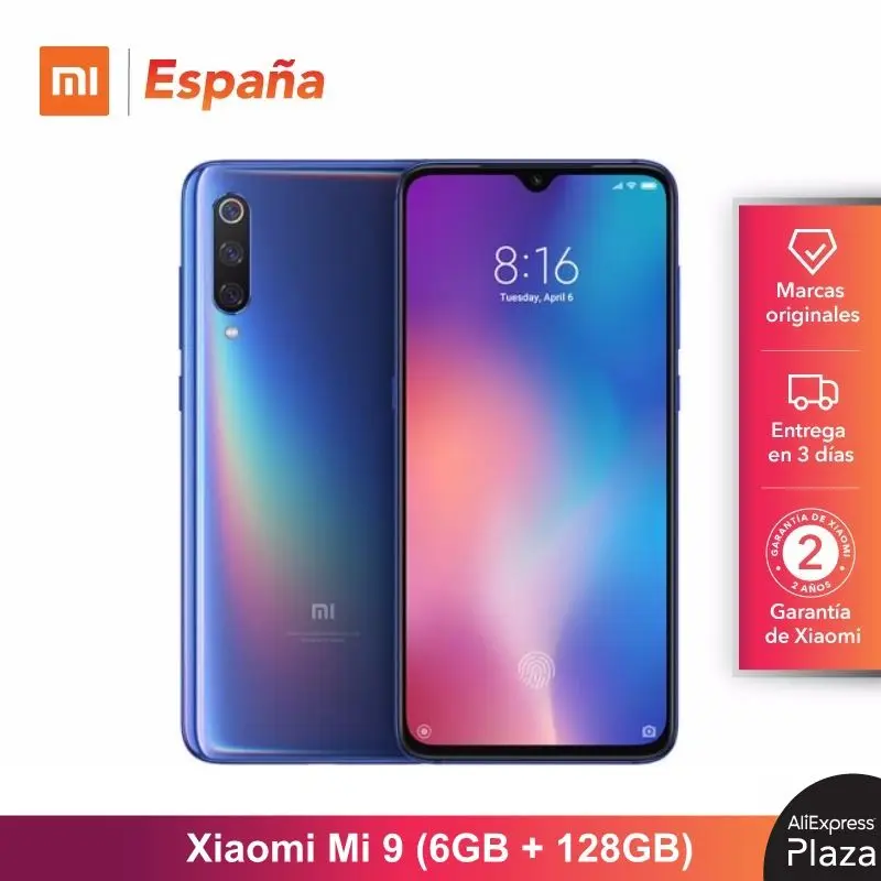 [Global Version for Spain] Xiaomi Mi 9 (Memoria interna de 128GB RAM 6GB bateria 3300 mAh) Móvil | Мобильные телефоны и