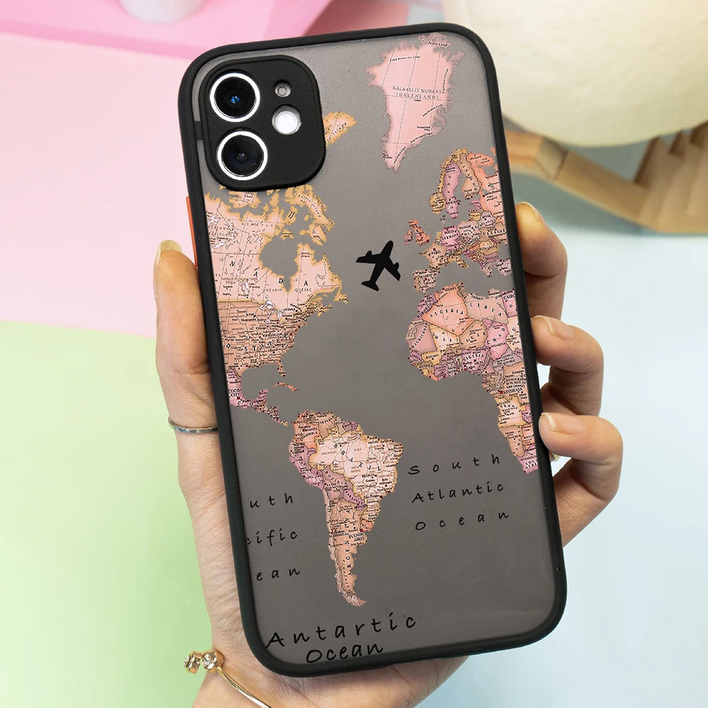 2021 Роскошные самолеты Карта Дизайн чехол для мобильного телефона IPhone 11 забавные