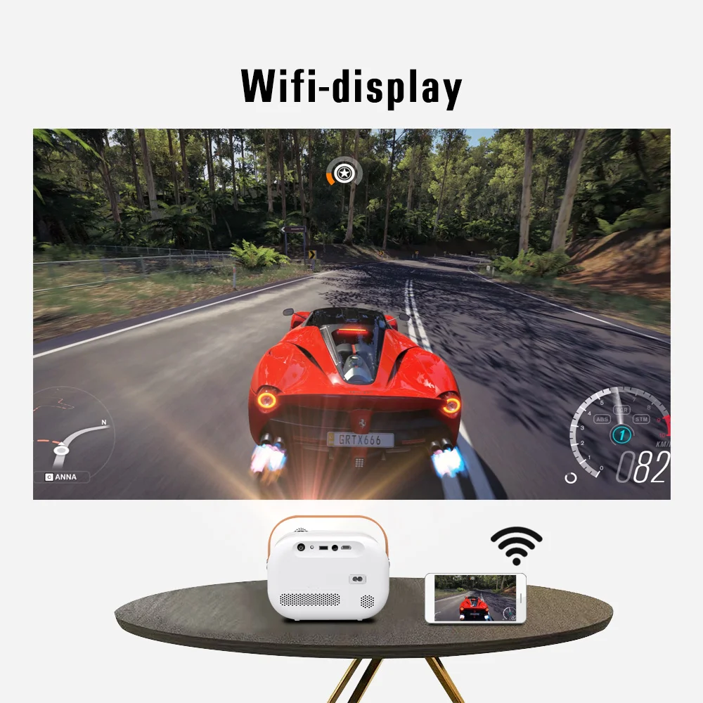 BYINTEK K16 Mini Full HD 1080P 4K LCD Smart Android 9 0 Wifi Портативный светодиодный проектор для