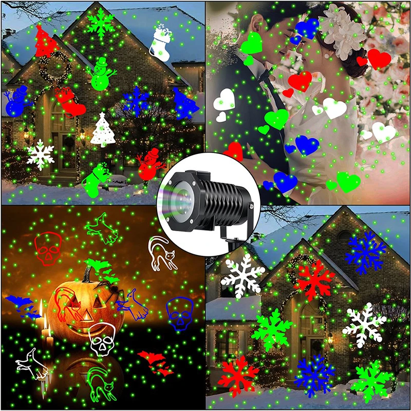 Уличный проектор STAR SHOWER SLIDE SHOW DIY PROJECTION H0047 | Дом и сад