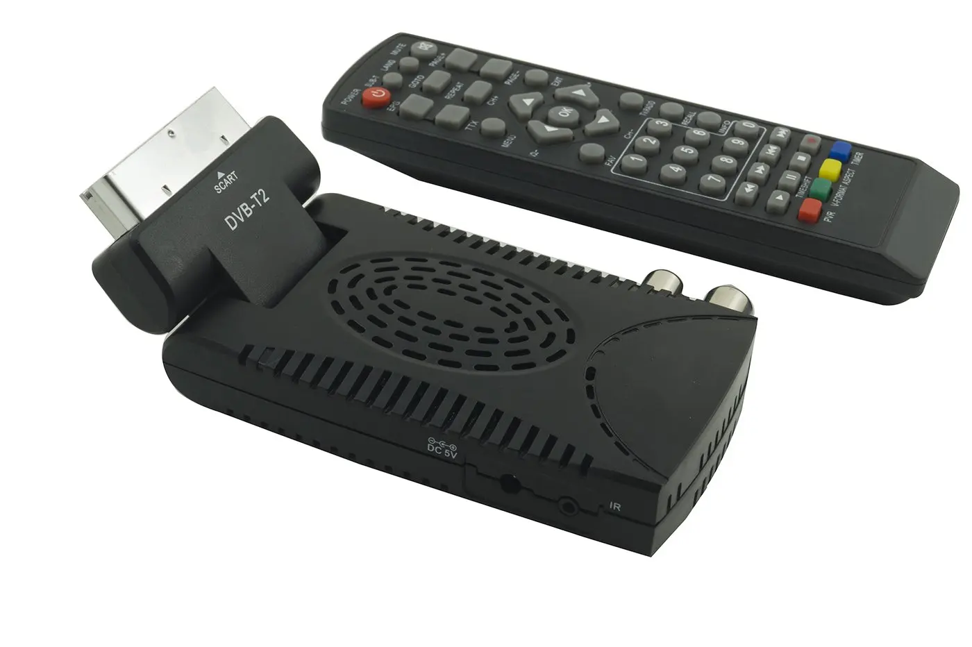 Цифровой кабельный Ящик Mini HD DVB T2 USB HDMI SCART разъем 180 ° телевидение| |