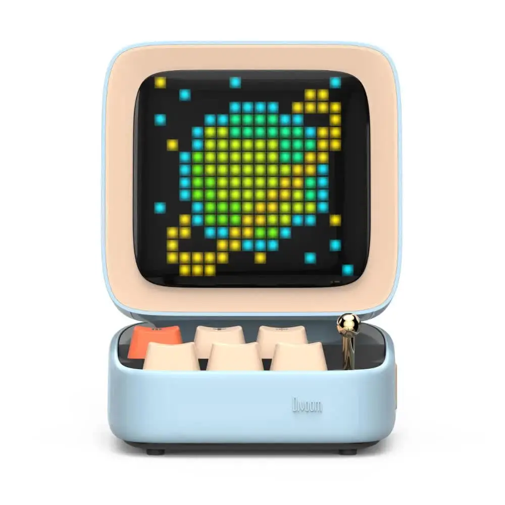 Portable Speaker Divoom ditoo plus blue with screen | Speakers