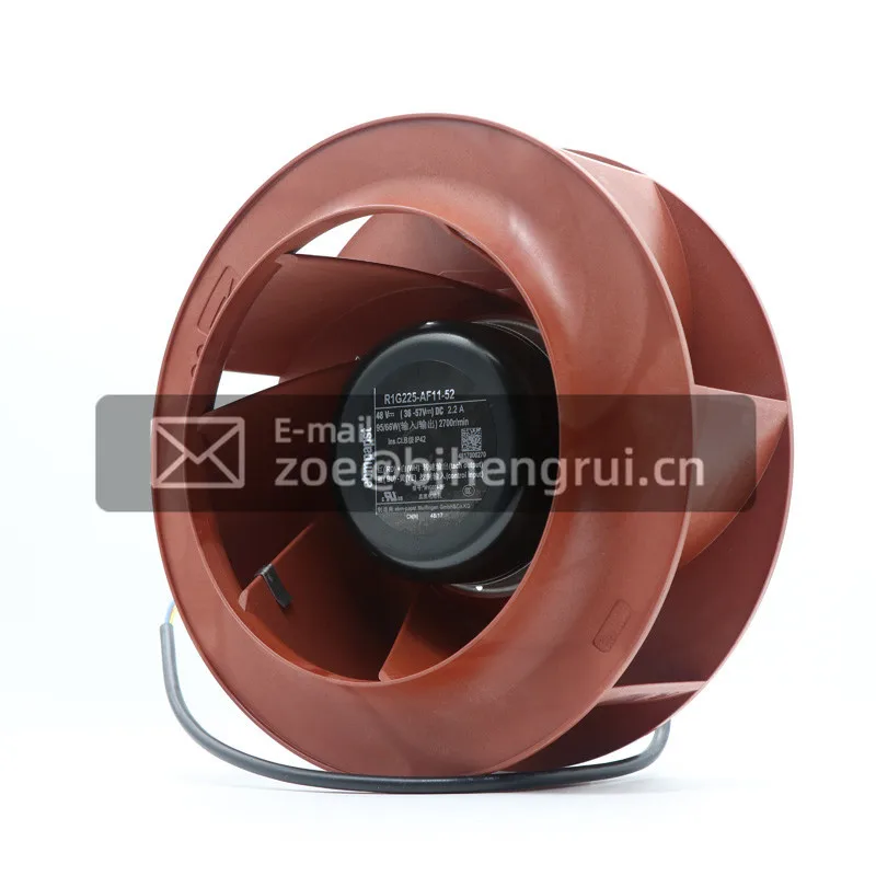 Германия Ebmpapst R1G225-AF11-52 225 мм 48VDC 2.2A 95W 663CFM 2600RPM 67dBA IP42 центробежный охлаждающий