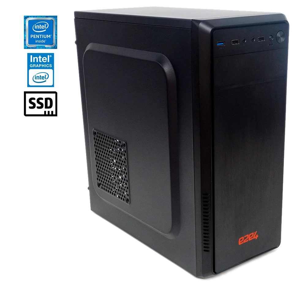System unit e2e4 Office Middle Intel Pentium G5400 8Gb 240Gb SSD HD Graphics 610 DOS Middle-G5400-8G | Компьютеры и офис