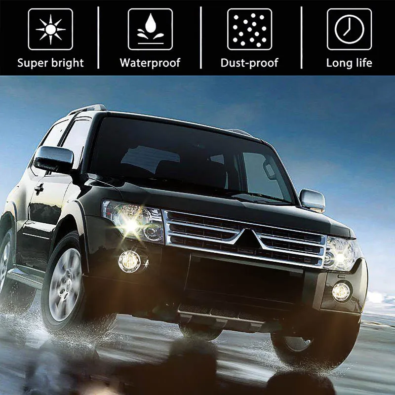 Автомобильные противотуманные фары для Mitsubishi Pajero 3 2007 2008 2009 V73 V97 передний бампер