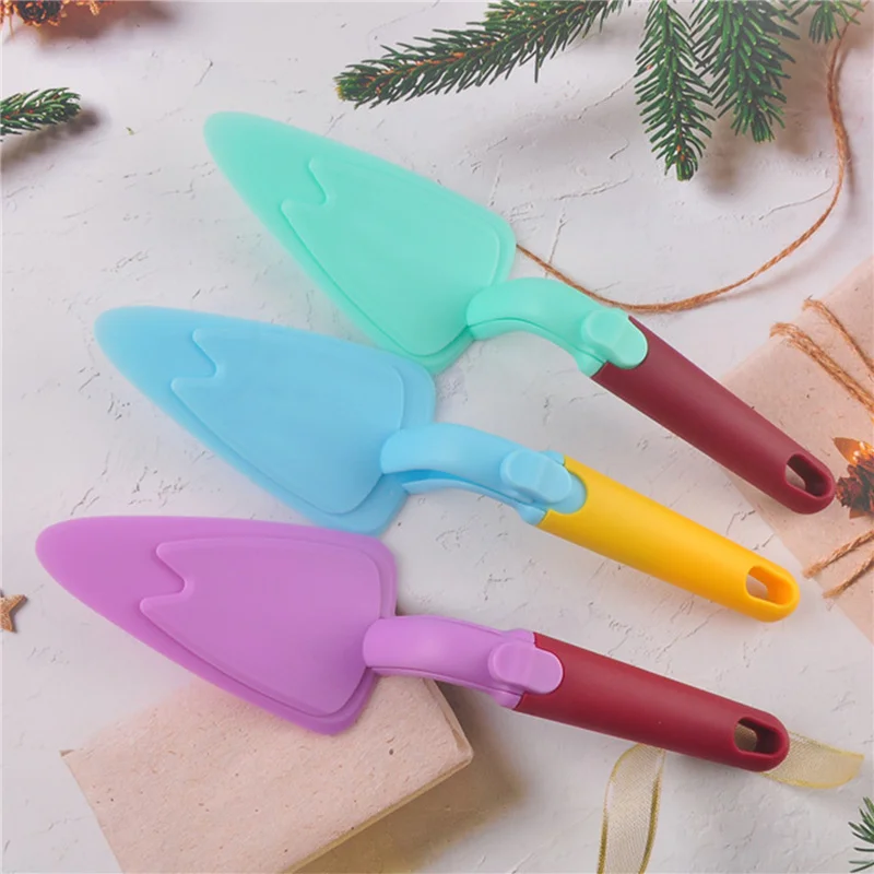 

Mini Plastic Cake Pizza Shovel Disassembly Pie Pizza Cheese Server Cake Divider Home Kitchen Spatula Baking Tool Child Cake DIY