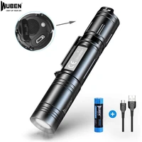 wuben l50 led flashlight 1200 lumen usb rechargeable tactical torch 18650 battery lights waterproof ip68 portable camp lantern
