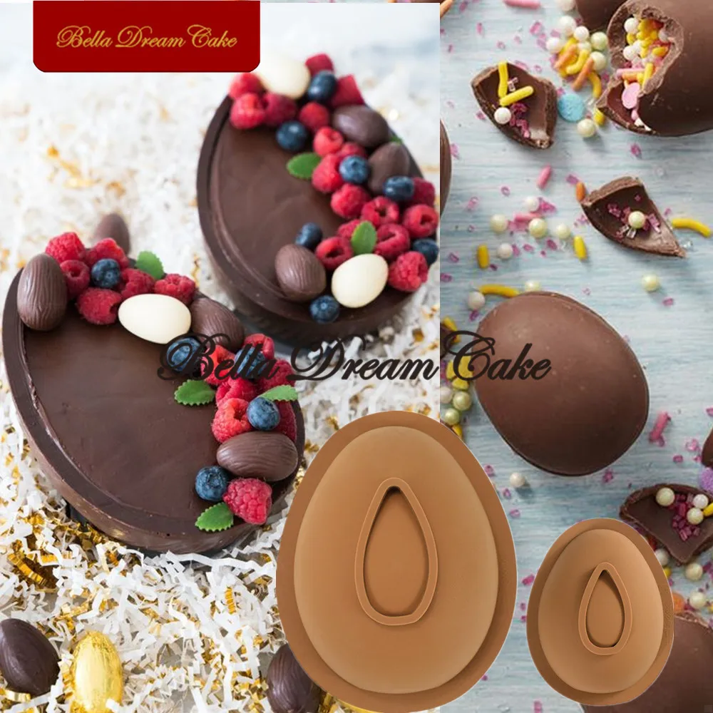 3D дизайн в виде яйца хрупкая силиконовая форма для шоколада сделай сам пинаты и