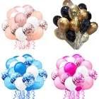 Воздушные шары латексные с конфетти, 12 дюймов, 21 шт.