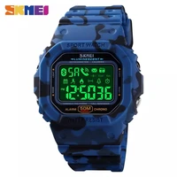 skmei style sport mens watches bluetooth digital watch luminous waterproof pu bracelet shock male wristwatches relogio 1629