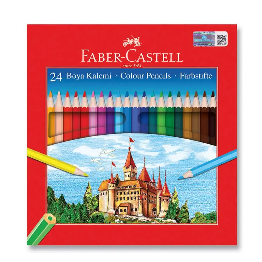 

Faber-Castell Paint Pencil Cardboard Box 24 Colors Full Size