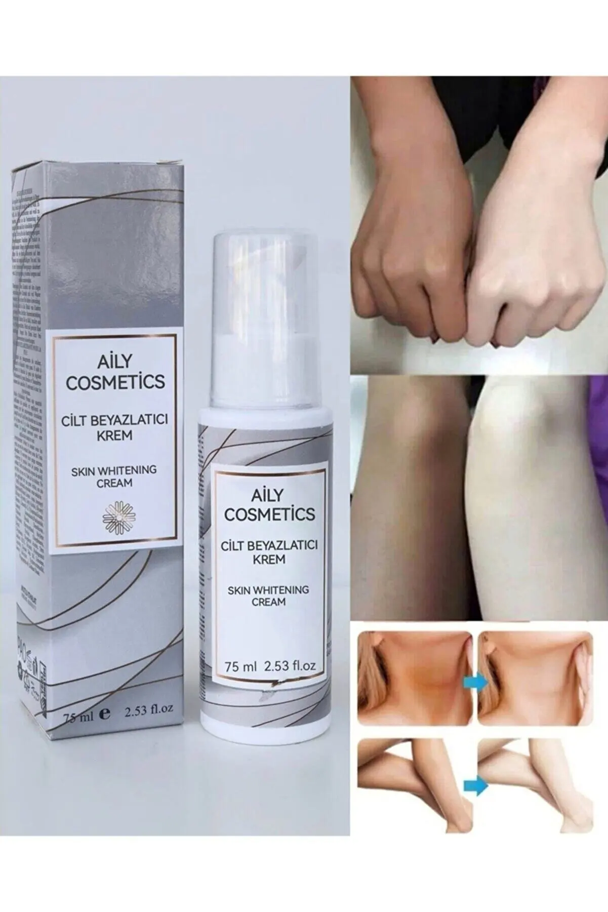 

Skin Whitening Cream 75 ml. Genital area. underarm elbow. Sexy women.