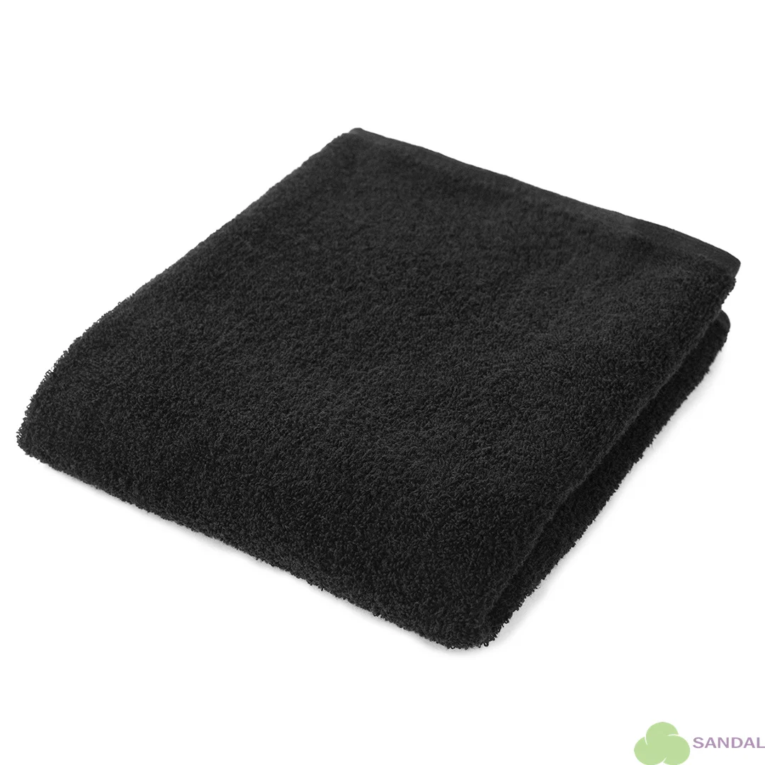 Махровое полотенце 30*50 см. черное &quotлюкс&quot.|Полотенца для рук| |