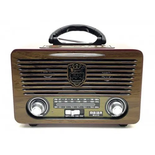 Радиоприемник ретро Meier M-U115радиоприемник с широким диапазоном цифровой