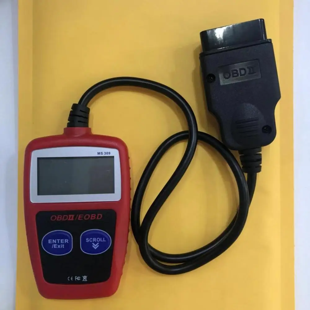 MaxiScan MS309 CAN OBD2 считыватель кодов автомобиля EOBD OBD II диагностический инструмент MS 309