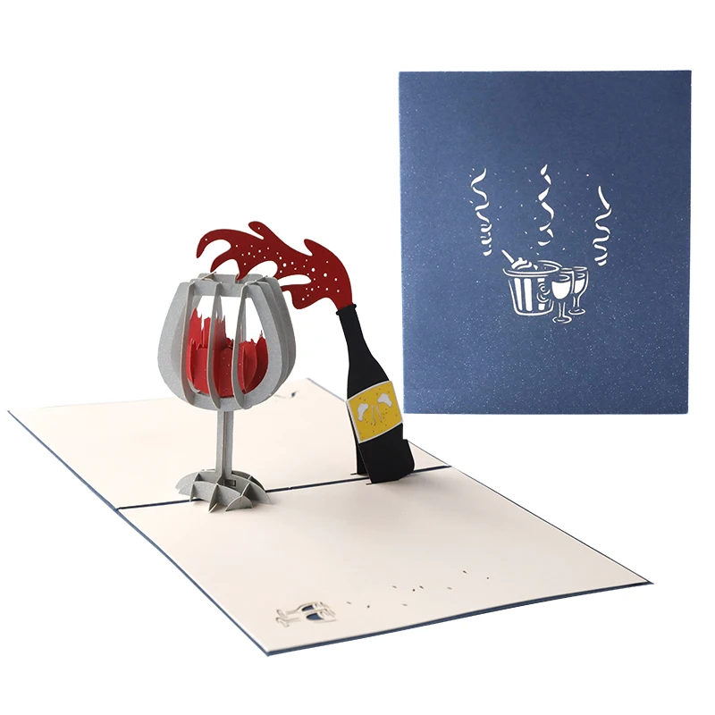 Свадебные приглашения 3D на годовщину для любовника жены мужа девушки парня все