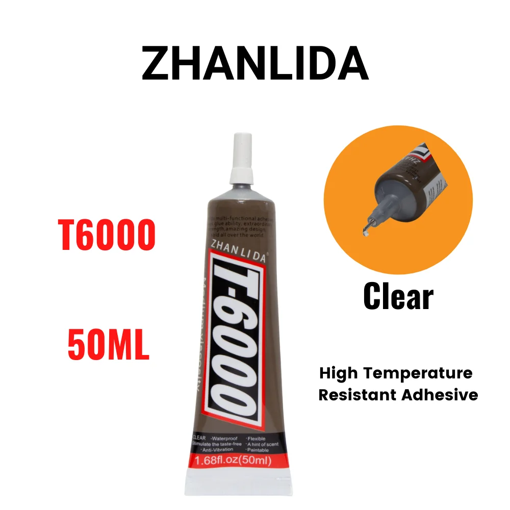 Zhanlida T6000 50 мл клейкий клей для ремонта рамы телефона с точным