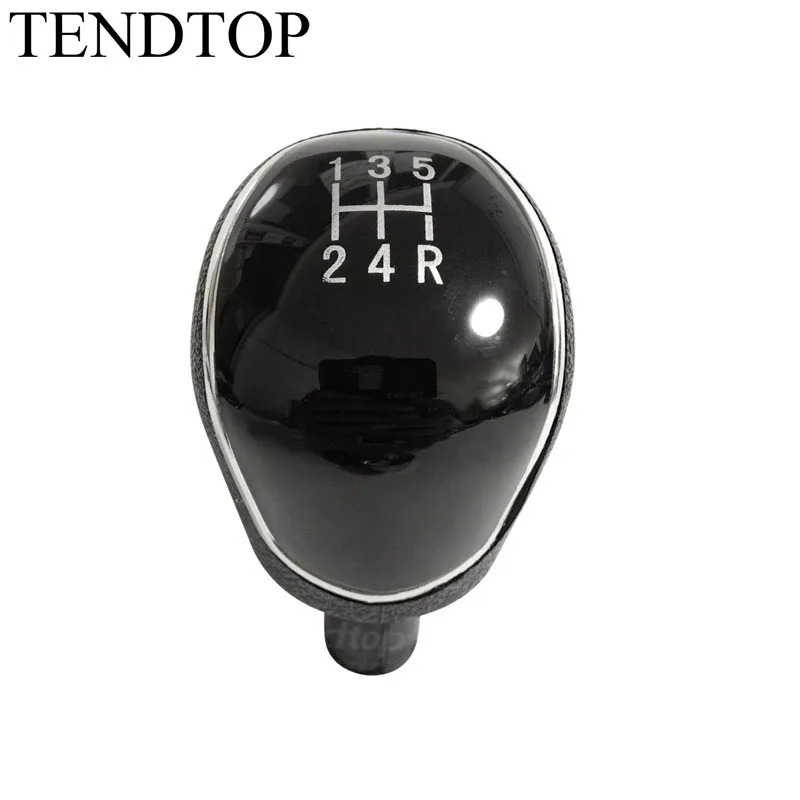 Black 5 speed Рукоятка рычага переключения передач 5 6 скоростей Рычаг переключения для Ford Focus 2 MK2 2005-2011/C-Max 2007-2010/Fiesta Kuga 2008-2012 - Название цвета: Black 5 speed