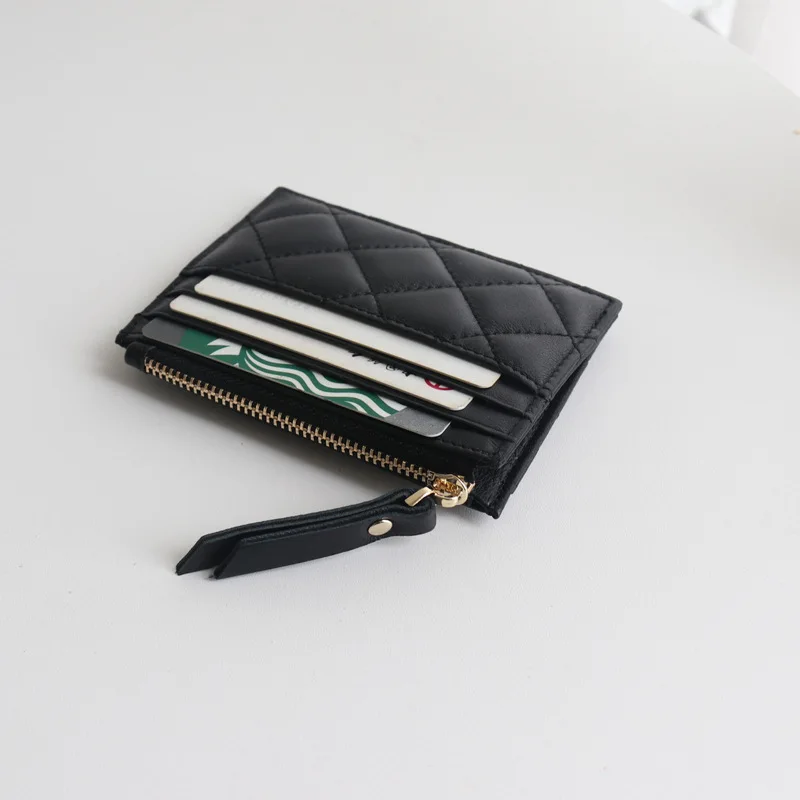 

SIKU genuine leather purse handmade coin purses holders brand sheepskin women wallet case