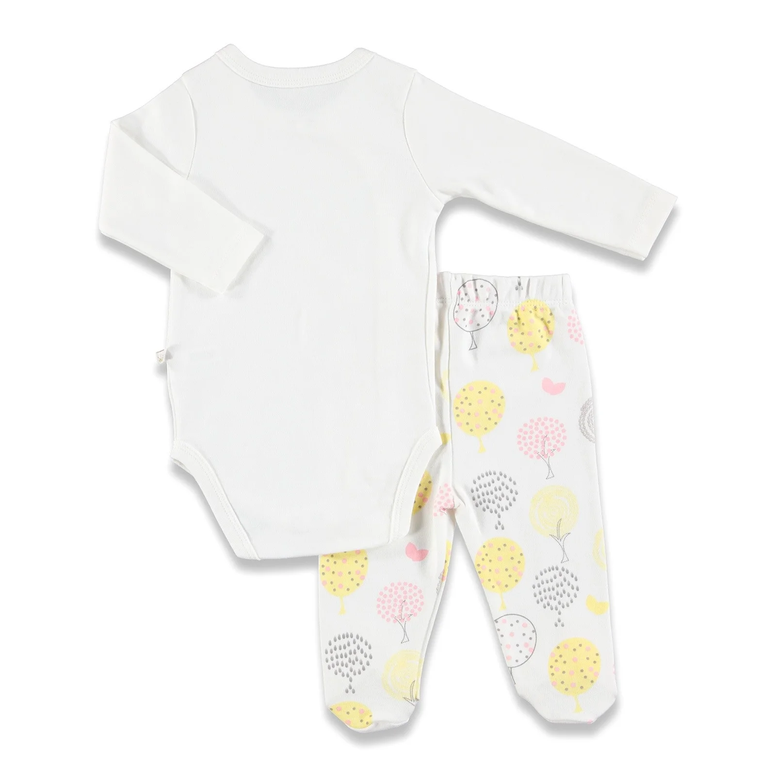 Ebebek For My Baby/разноцветные комбинезоны с принтом листьев штаны комплект из 2