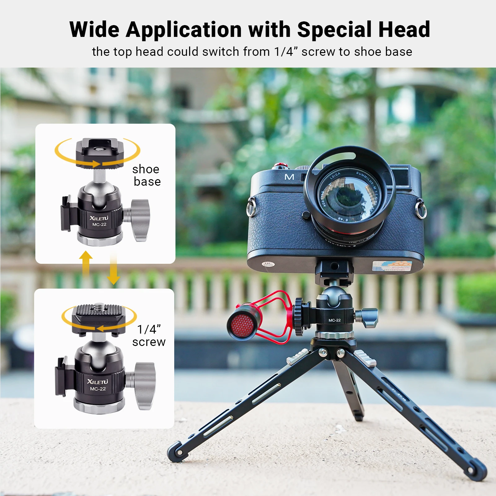 Металлический Настольный Штатив moshuse для камеры телефона портативный настольный