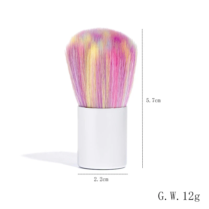 

CYSHMILY mini tiny Nylon Head Nail dust brush Gradual change blusher makeup brush soft Portable comfortable Nails Manicure Tool