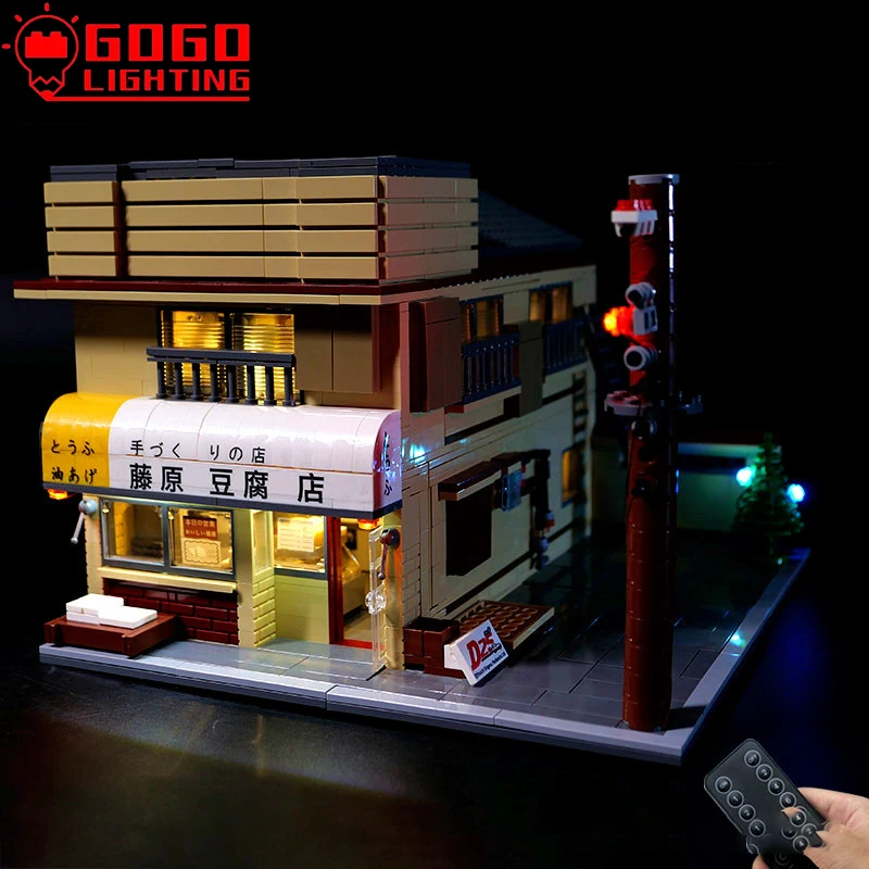 GOGO LIGHT ING фирменный светильник ильник комплект для Lego C61031 Fujiwara Takukai Tofu магазин