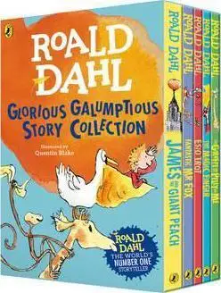 

Великолепная книга Roald Dahl с изображением галтучных историй, подарок детям, книга для чтения,
