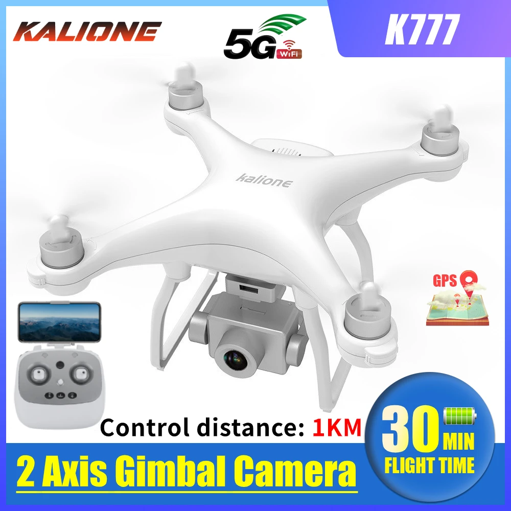 K777 Дрон 4K GPS WiFi HD камера Анти встряхивание Gimbal Профессиональный Радиоуправляемый